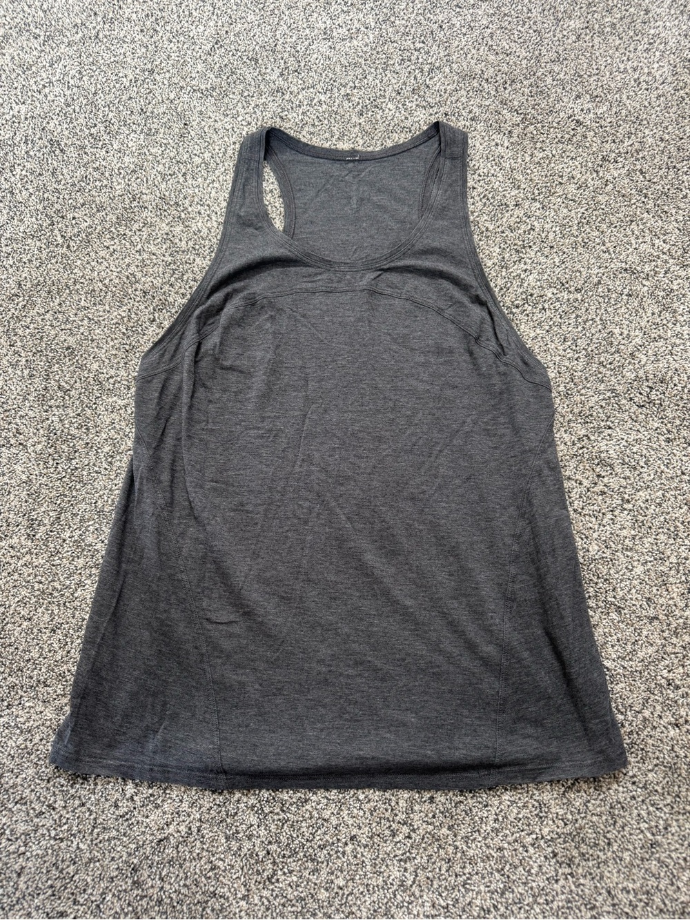 Charcoal Gray Racerback Lululemon Tank Top